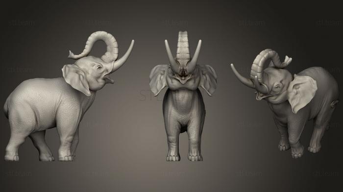 Статуэтки животных Elephant Stl